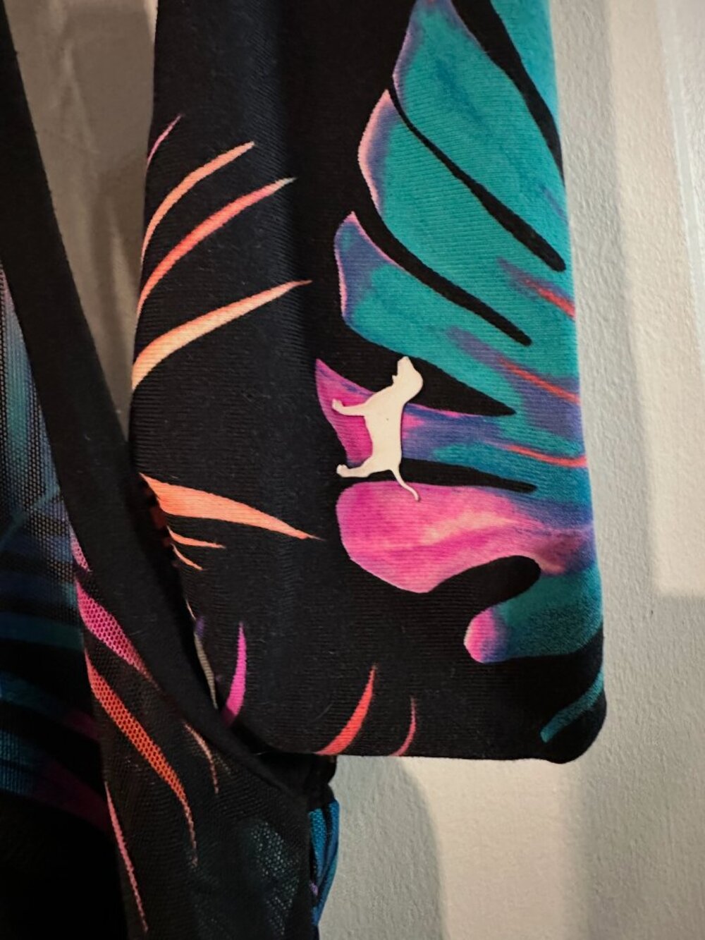 VS PINK Tropical Mesh Tank Top + Headband Set Size S - Picture 6 of 6